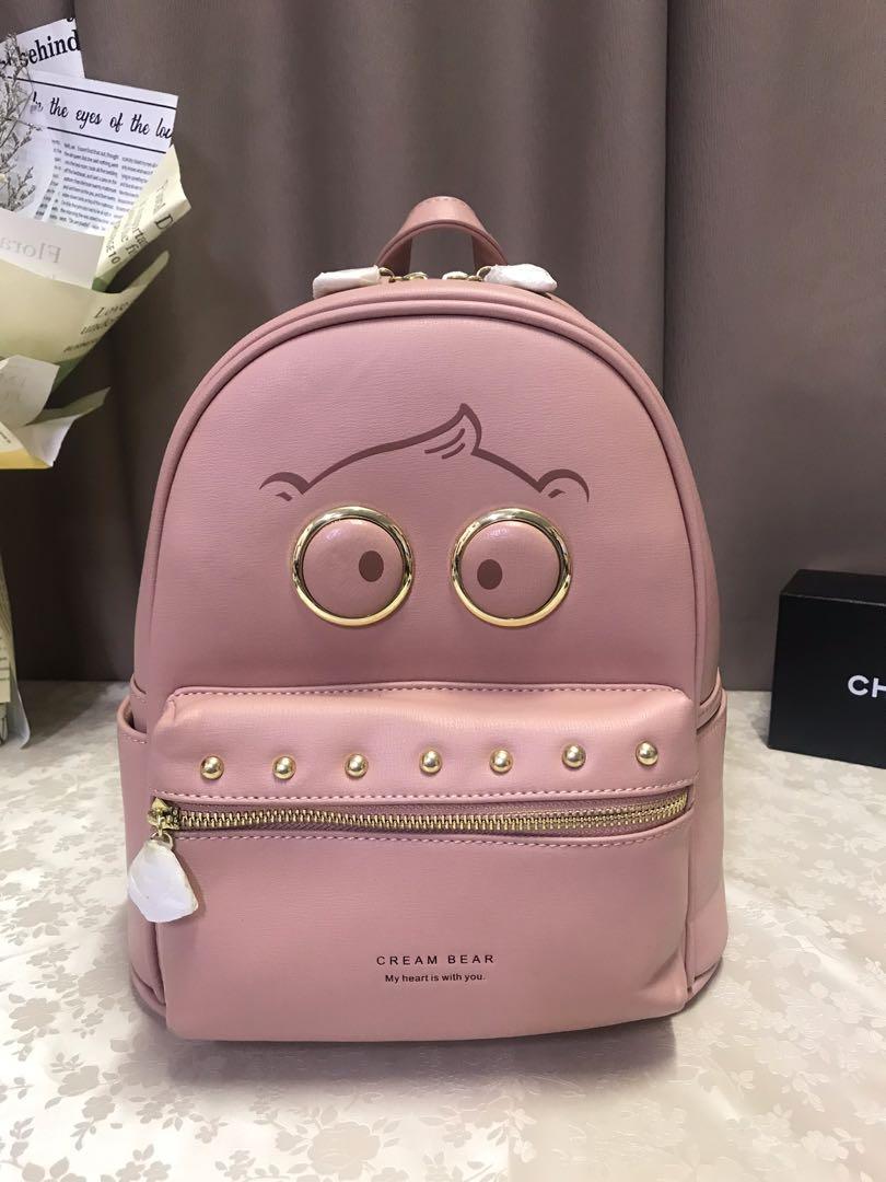 Cream Bear” Backpack brand new