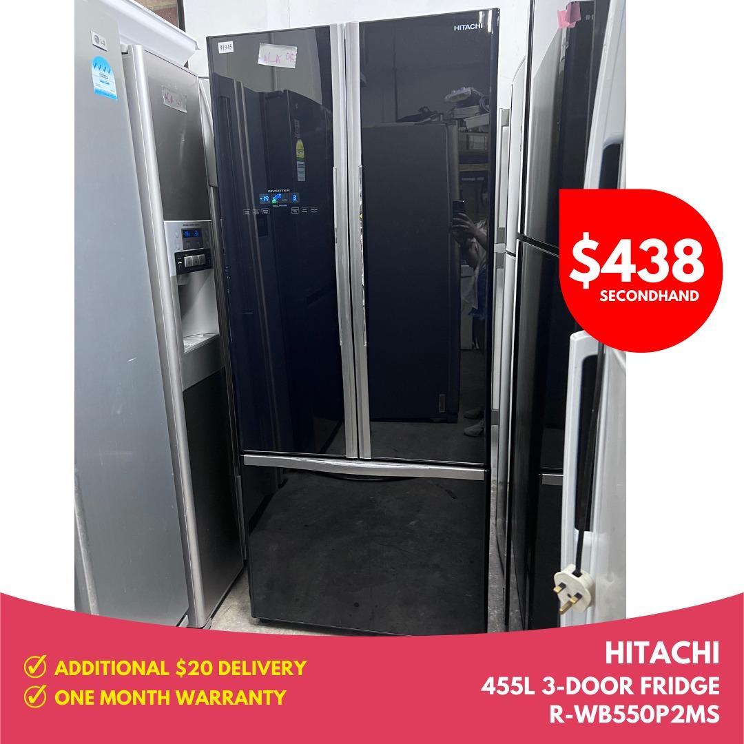 BUY NOW! HITACHI 455L 3-Door Fridge_R-WB550P2MS (91945), TV & Home 
