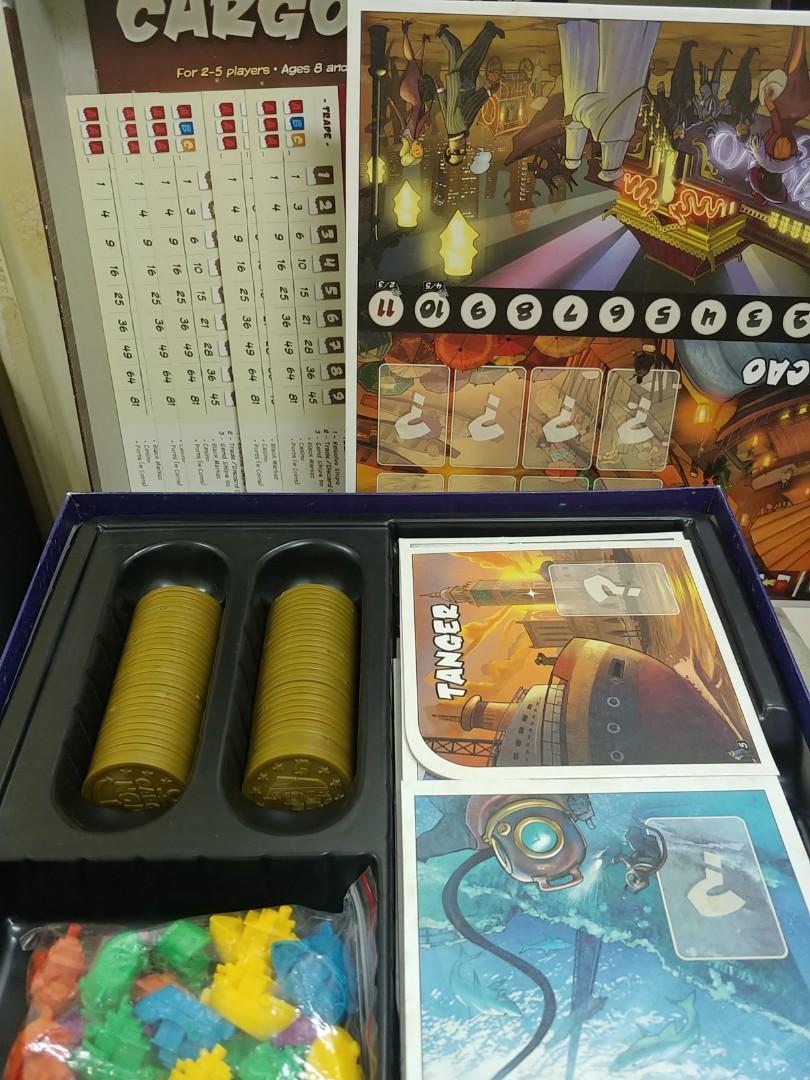 Cargo Noir boardgame english 黑舟年代, 興趣及遊戲, 玩具 & 遊戲類 Carousell