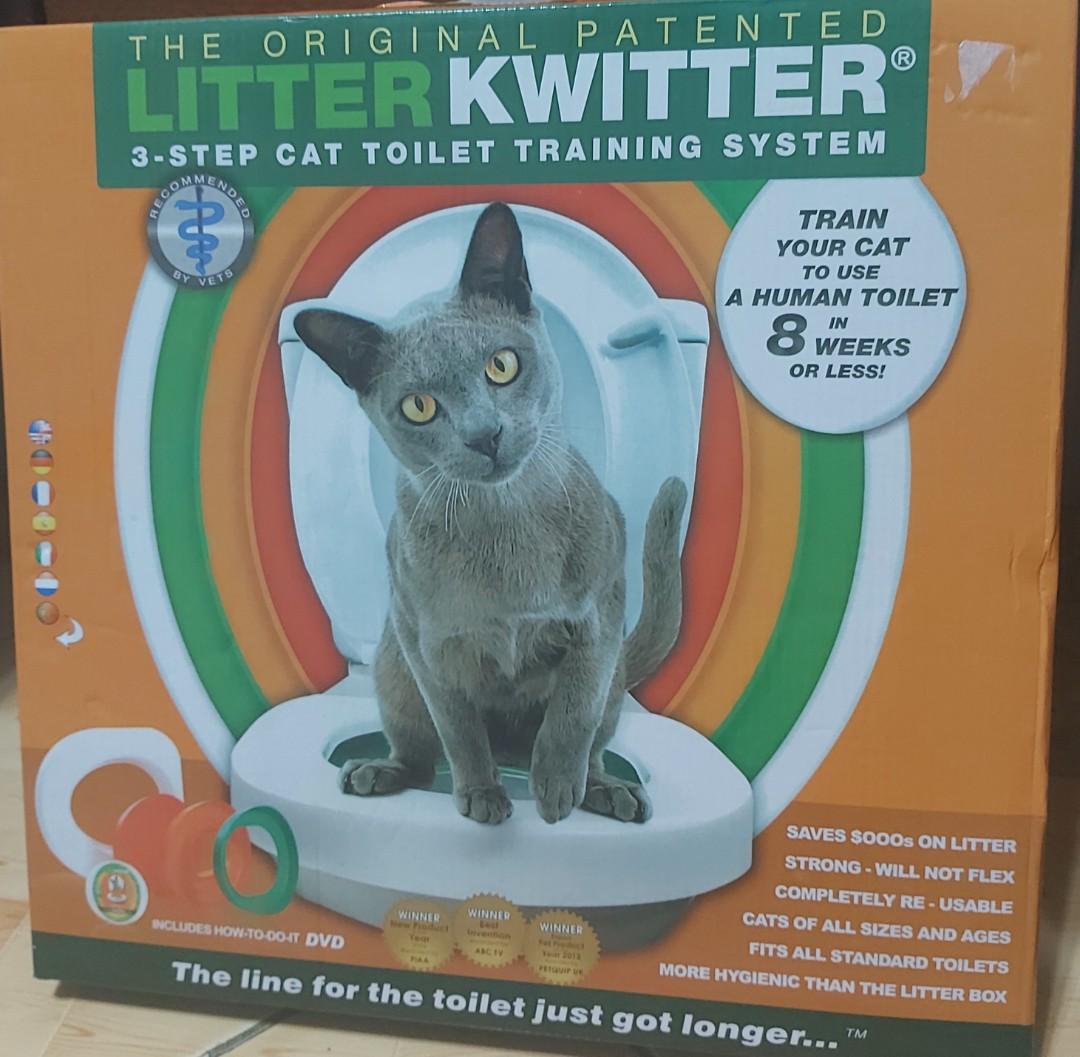 Cat Toilet Training System By Litter Kwitter Teach Your Cat to Use