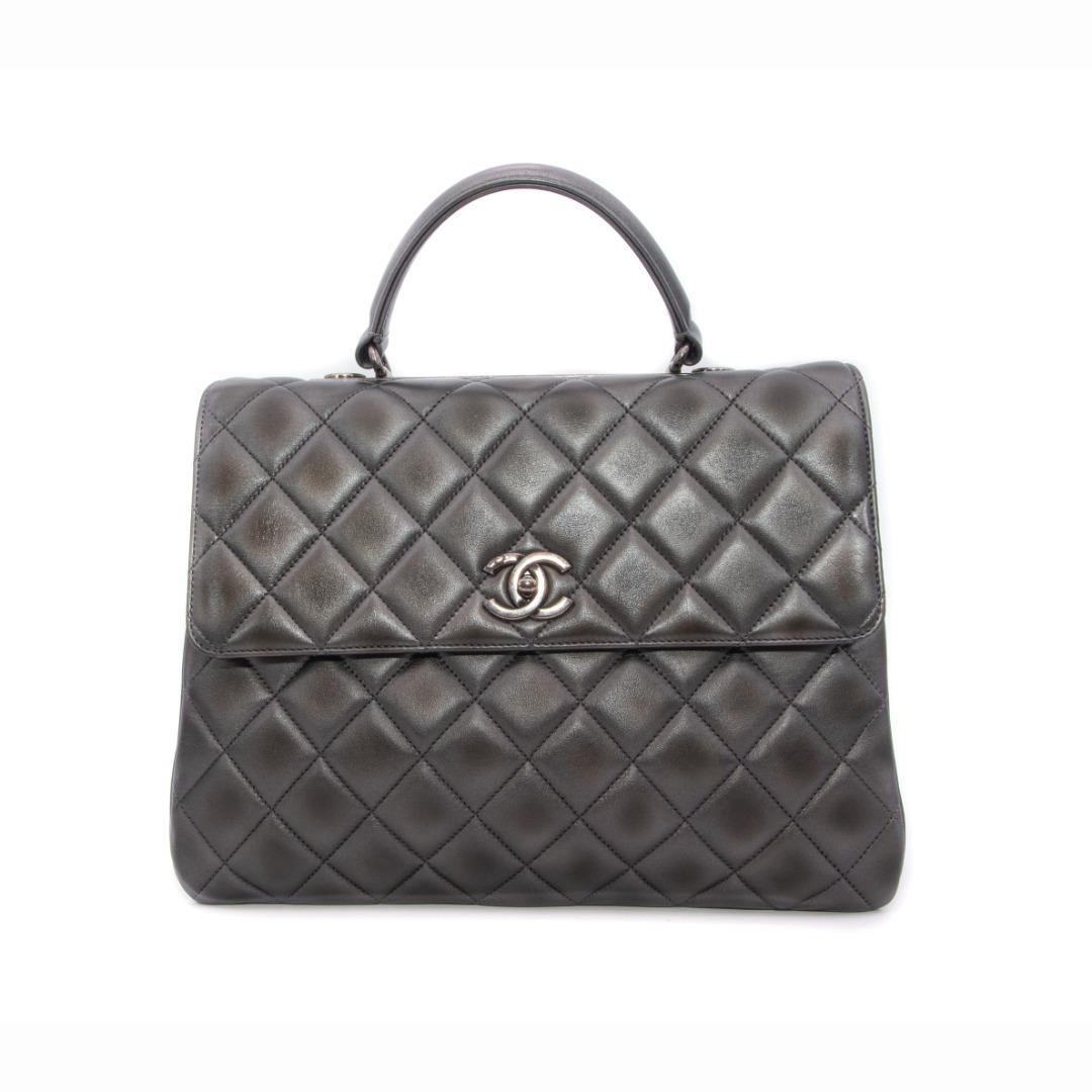 Chanel trendy cc grey sale