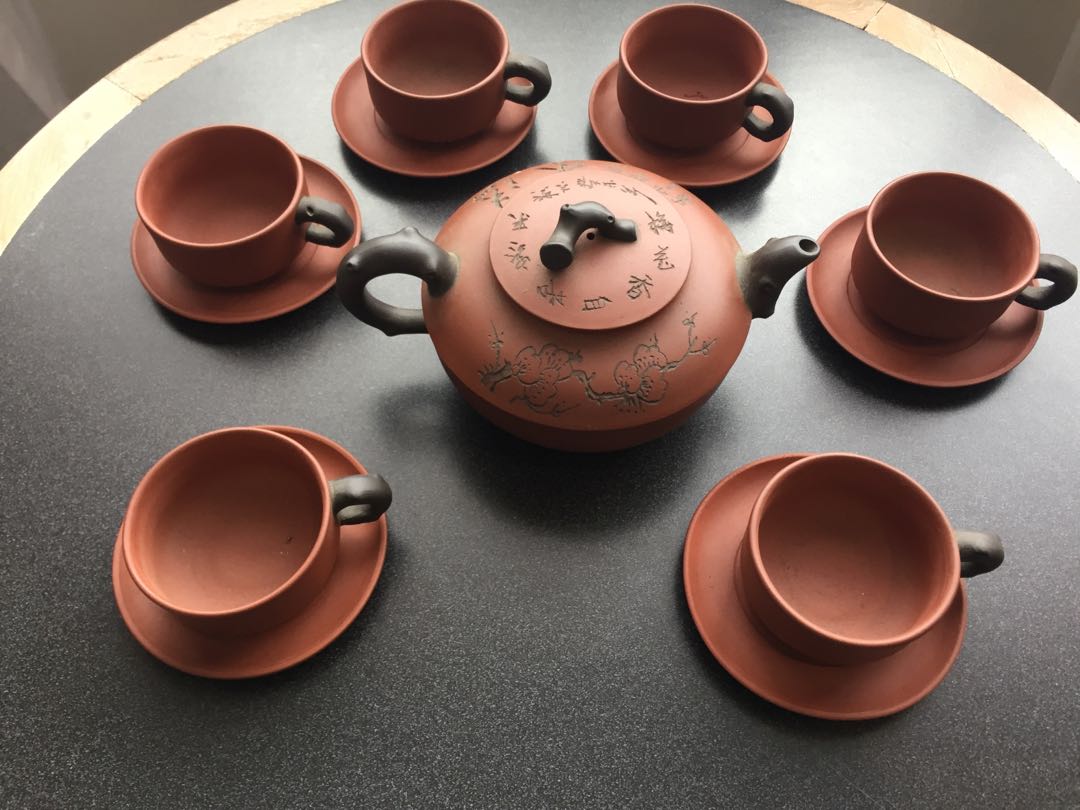 Chinese Zisha Tea Set, Furniture & Home Living, Kitchenware & Tableware