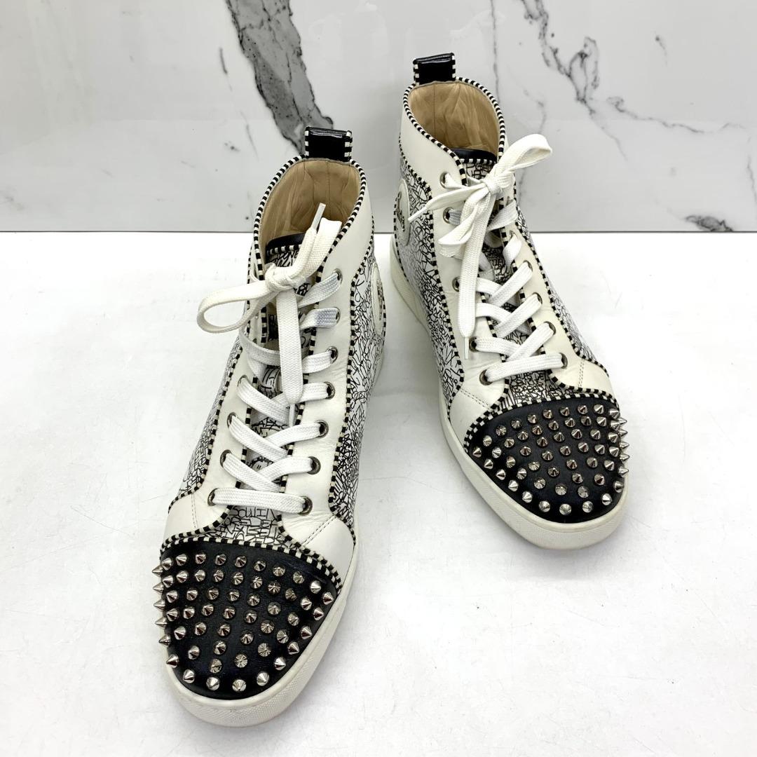 Christian louboutin sale black and white