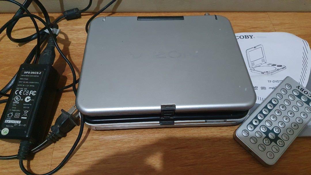 Coby portable dvd player tv tuner (Category: Portable Music Players) located in Manila. Submitted by thegoodstuff.26 (Listing ID 1050780299, Image 3). Description: in very good condition. complete accessories. with tv function. With free cds. swivel screen. battery lasts for 2 or more hours. no issues. free cds!!! meet ups: sm southmall, alabang town center..