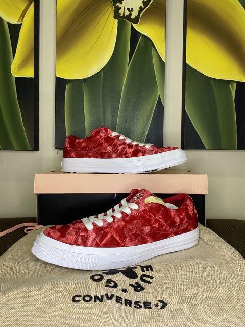 Converse X Gulf Le Fleur Red Velvet Men s Fashion Footwear