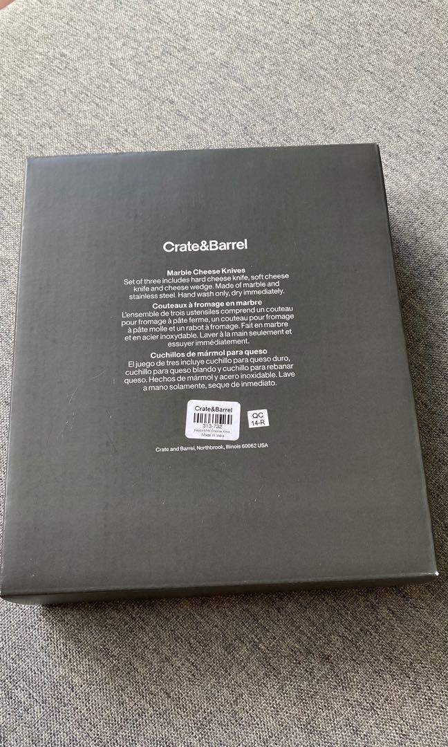Crate & Barrel Marble Cheese Knives, Furniture & Home Living