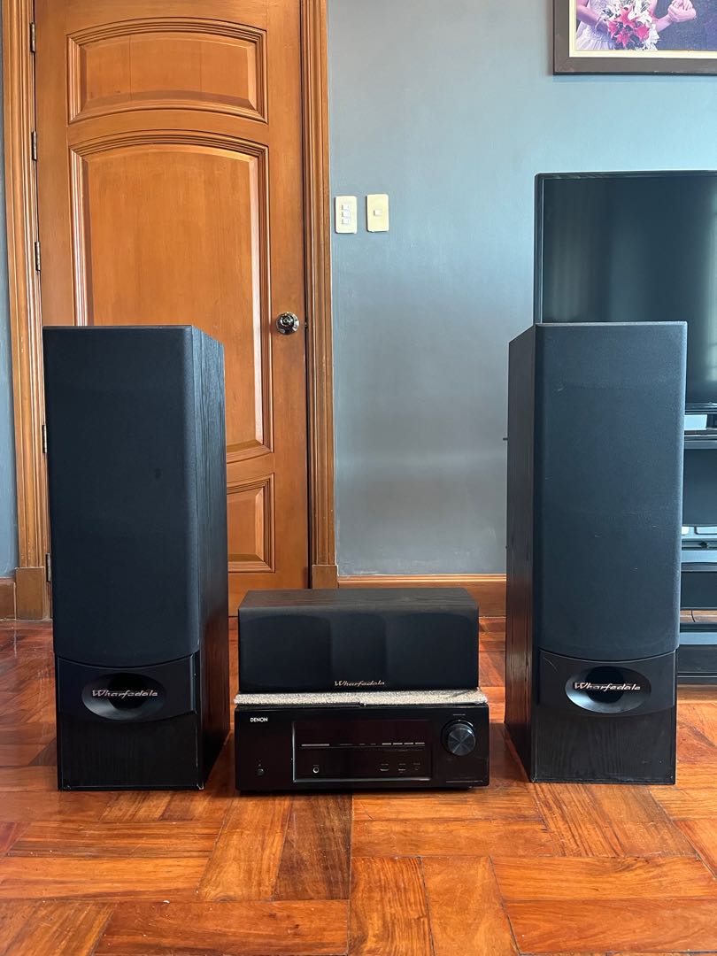 Denon 5.1 Channel Amplifier Home Theatre & Wharfedale System, Audio