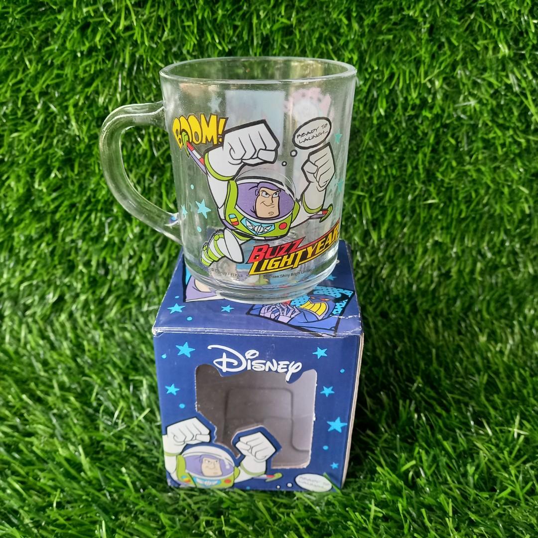 Disney Buzz Glass Mug (Category: Dinnerware & Cutlery) located in Paranaque City. Submitted by christinashoppe (Listing ID 1178661494, Image 2). Description: brandnew with box.