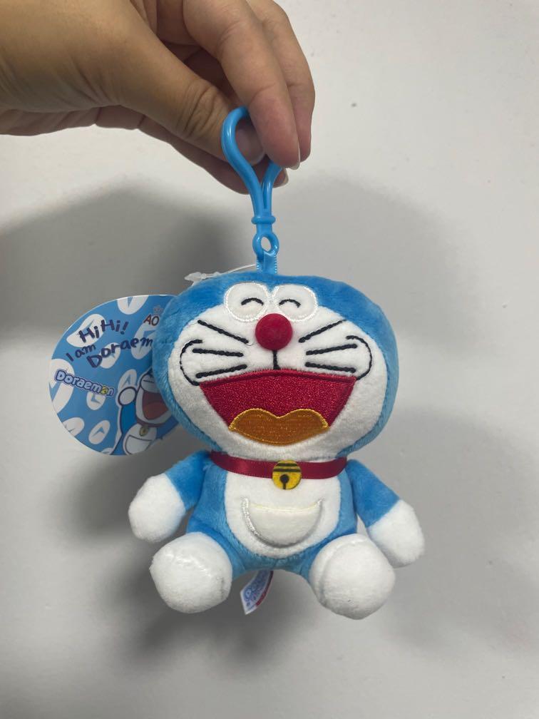 Doraemon Plush Toy Keychain, Hobbies & Toys, Toys & Games on Carousell