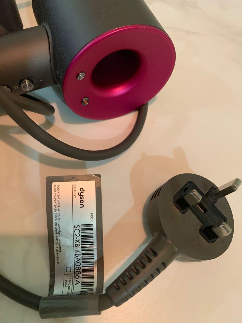 Dyson Supersonic Hair Dryer HD01 Iron Fuchsia Beauty