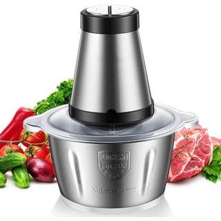 Electric Meat Grinder Professional Food Processor Chopper for Meat Vegetable 2L Capacity Stainless
