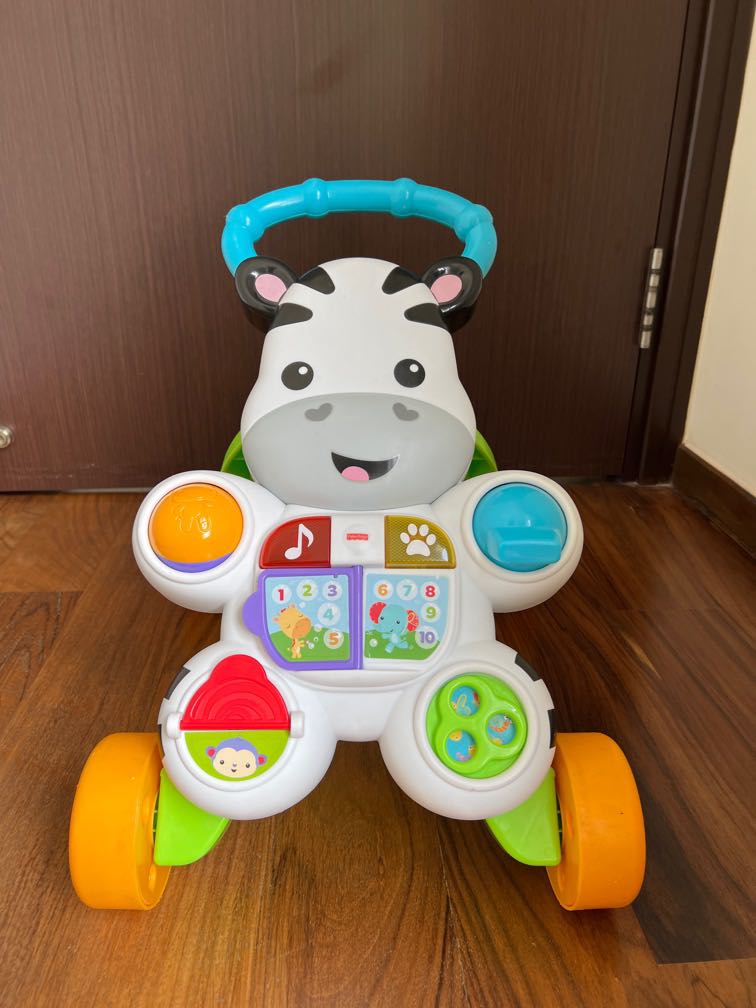 Fisher Price Zebra Baby Walker, Babies & Kids, Infant Playtime on Carousell