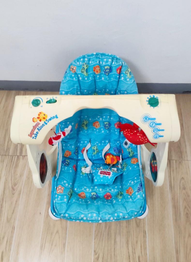 Fisherprice Aquarium TakeAlong Swing, Babies & Kids, Infant Playtime