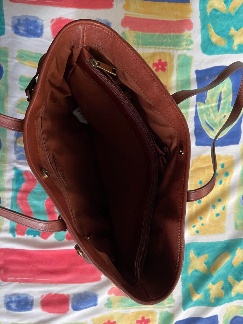 The Row | Medium N/S park brown nubuck tote bag | Savannahs