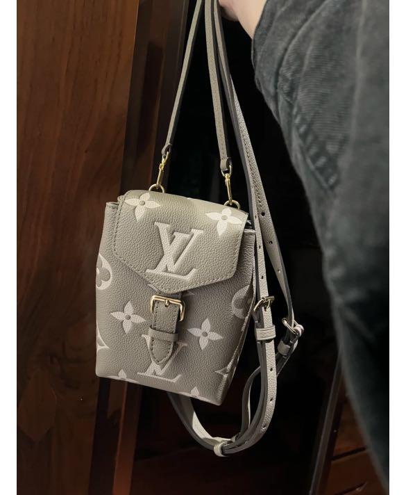 Louis Vuitton Tiny Backpack Monogram Empreinte Tourterelle Beige/Cream in  Grained Cowhide Leather with Gold-tone - US