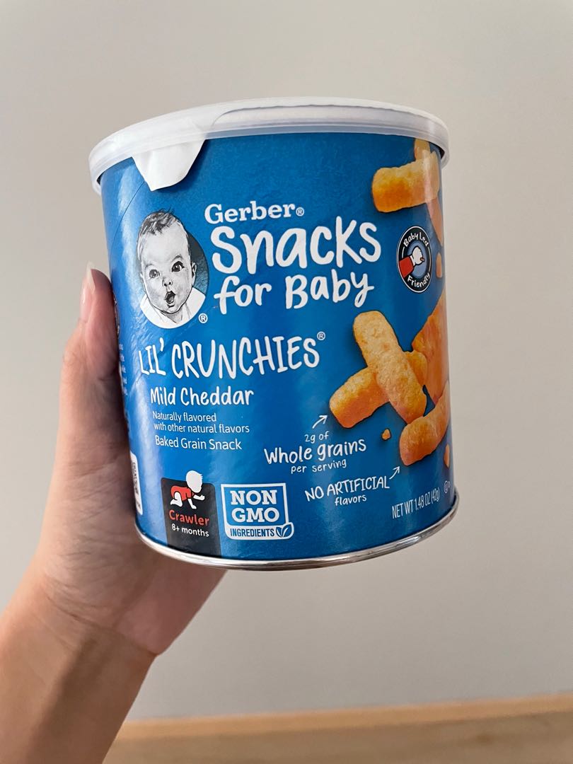 Gerber Lil Crunchies Mild Cheddar, Babies & Kids, Nursing & Feeding