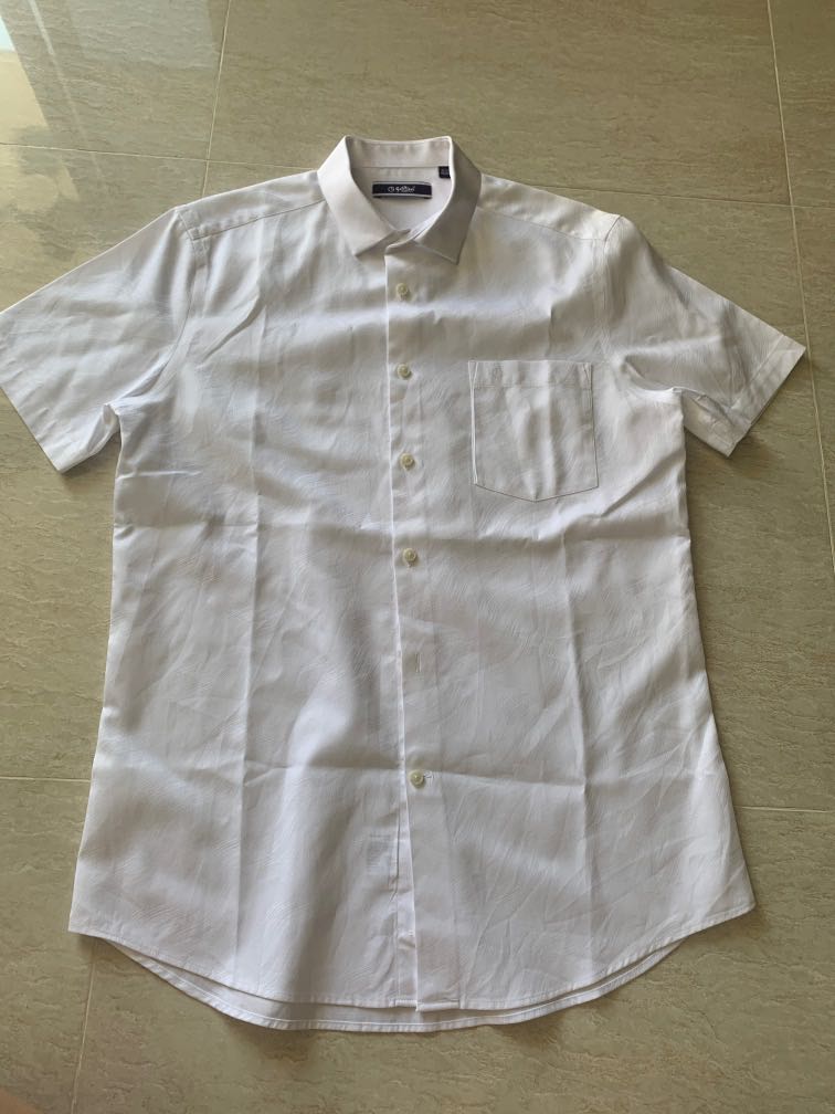 Goldlion White Short Sleeve Shirt, Men's Fashion, Tops & Sets, Tshirts ...