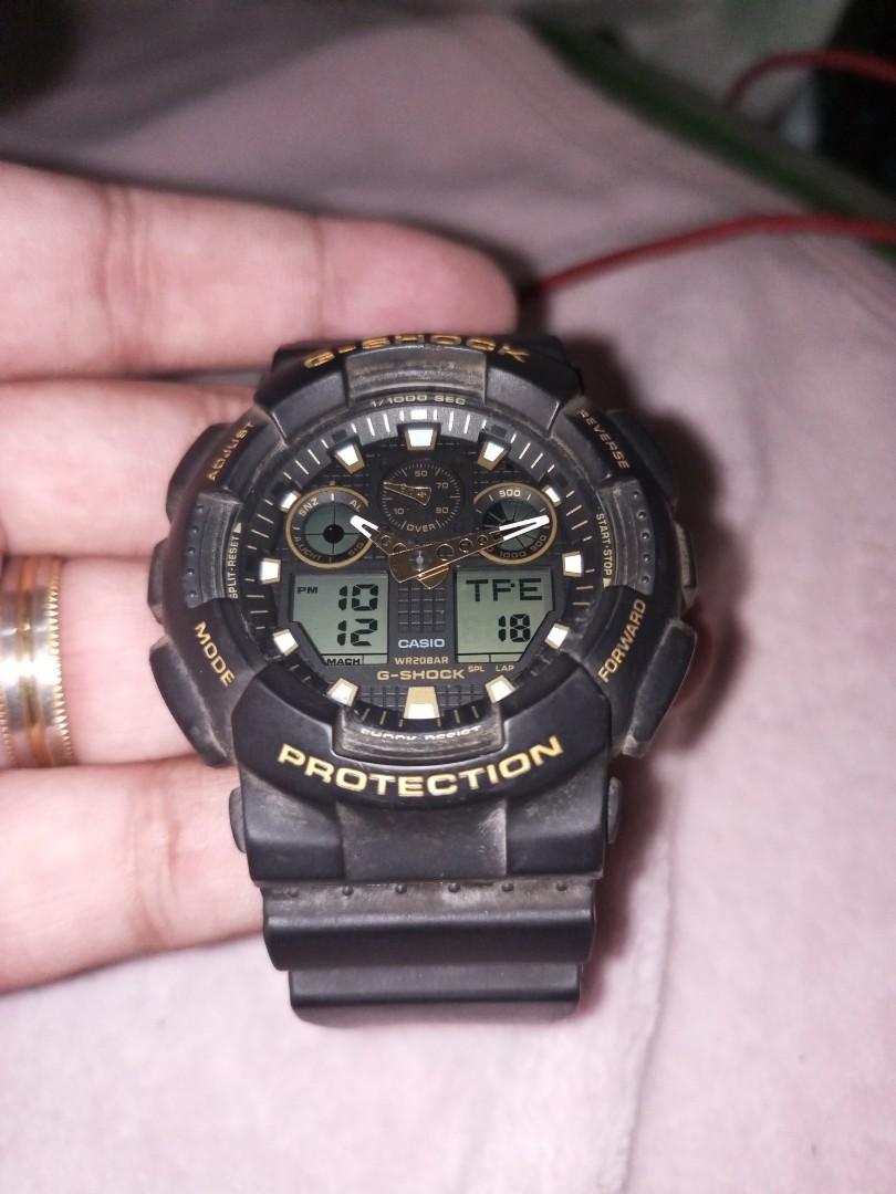 G shock ga 100 black gold new arrivals