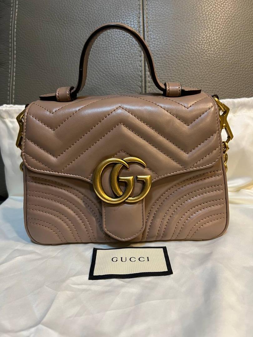 Gg marmont hotsell handle bag