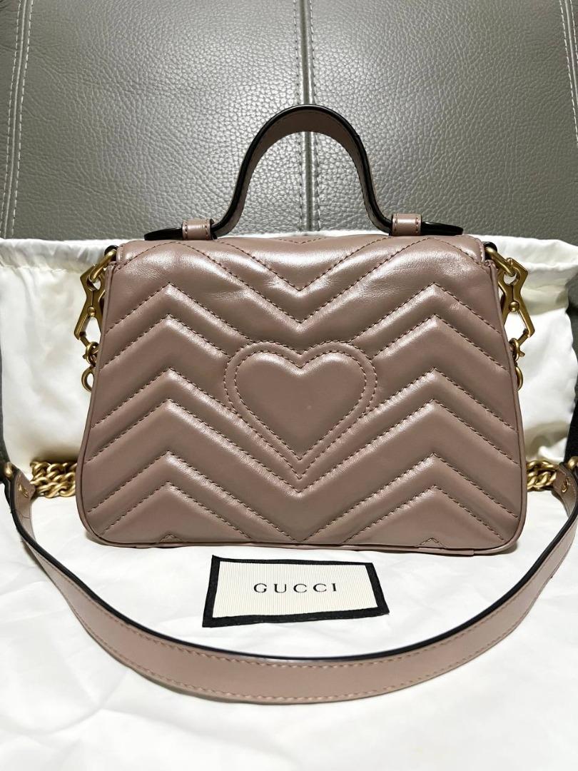 Gg marmont mini discount top handle bag price