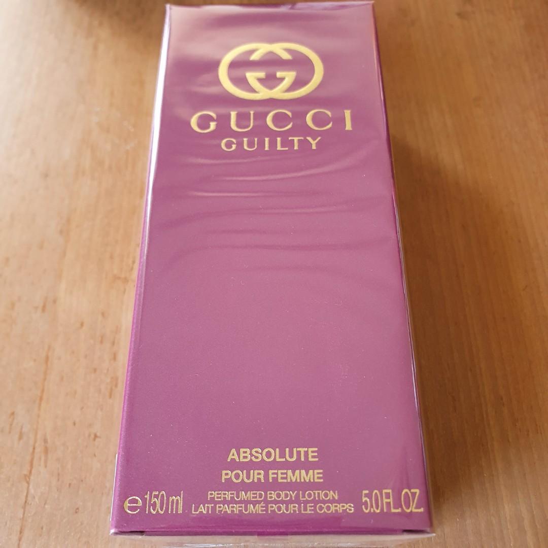 Gucci guilty absolute body online lotion