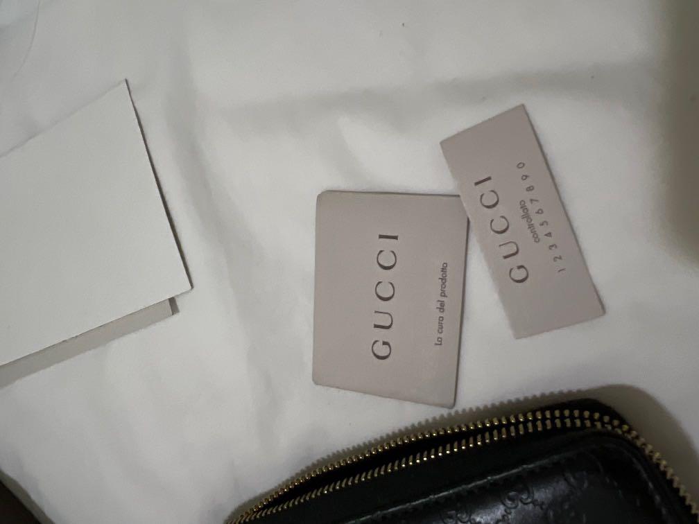 Gucci wallet 100% authentic or double money back (Category: Luxury Bags & Wallets) located in Bulacan. Submitted by __randomthings (Listing ID 1178460314, Image 3). Description: See all photos complete already all angles Bought from europe No swap No LP.