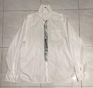 Guess Plain White Flannel