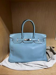 Authentic Hermes Birkin 35 in Rose Dragee Swift Leather PHW, Luxury, Bags &  Wallets on Carousell