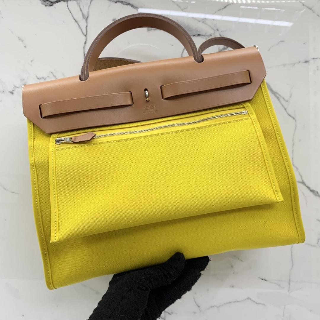 Hermes online herbag yellow