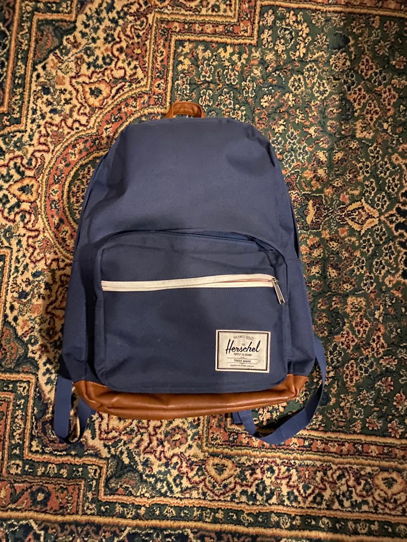 Herschel pop quiz backpack navy, Fesyen 