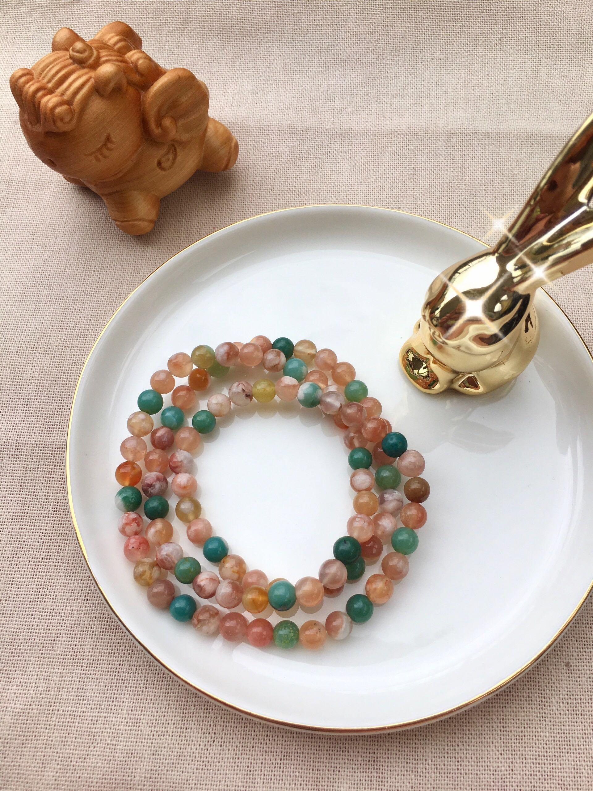 Mixed store agate bracelet