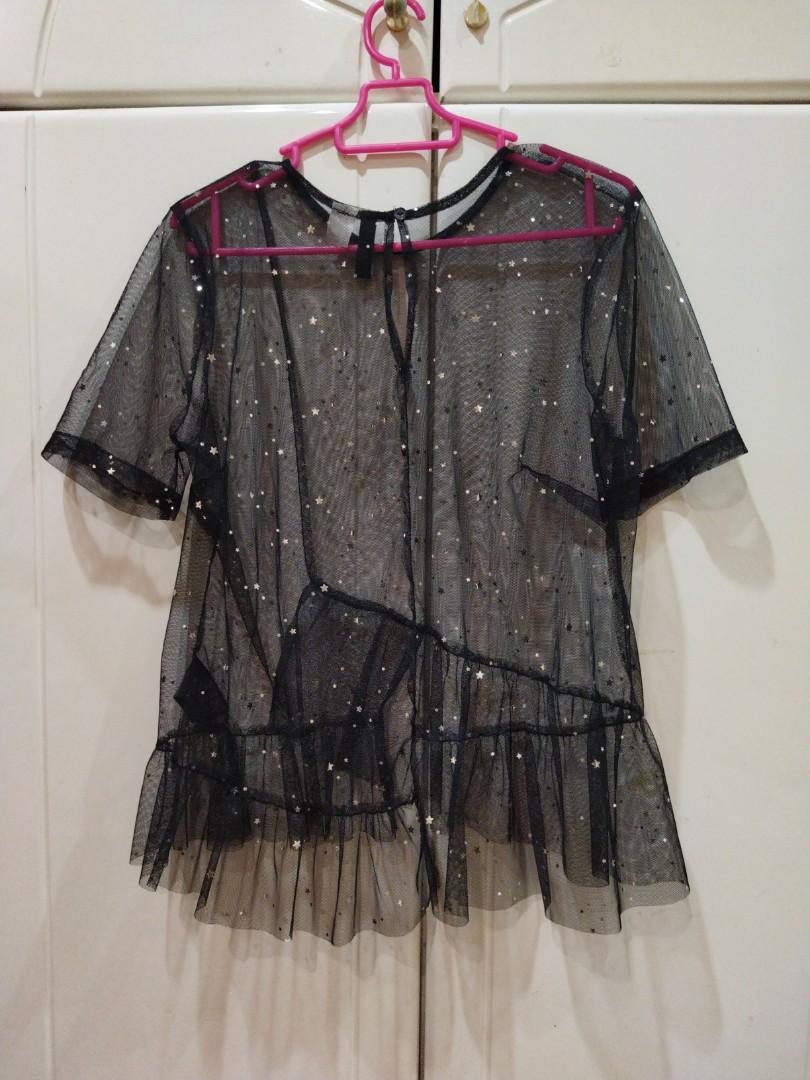 H&m new arrivals transparent top