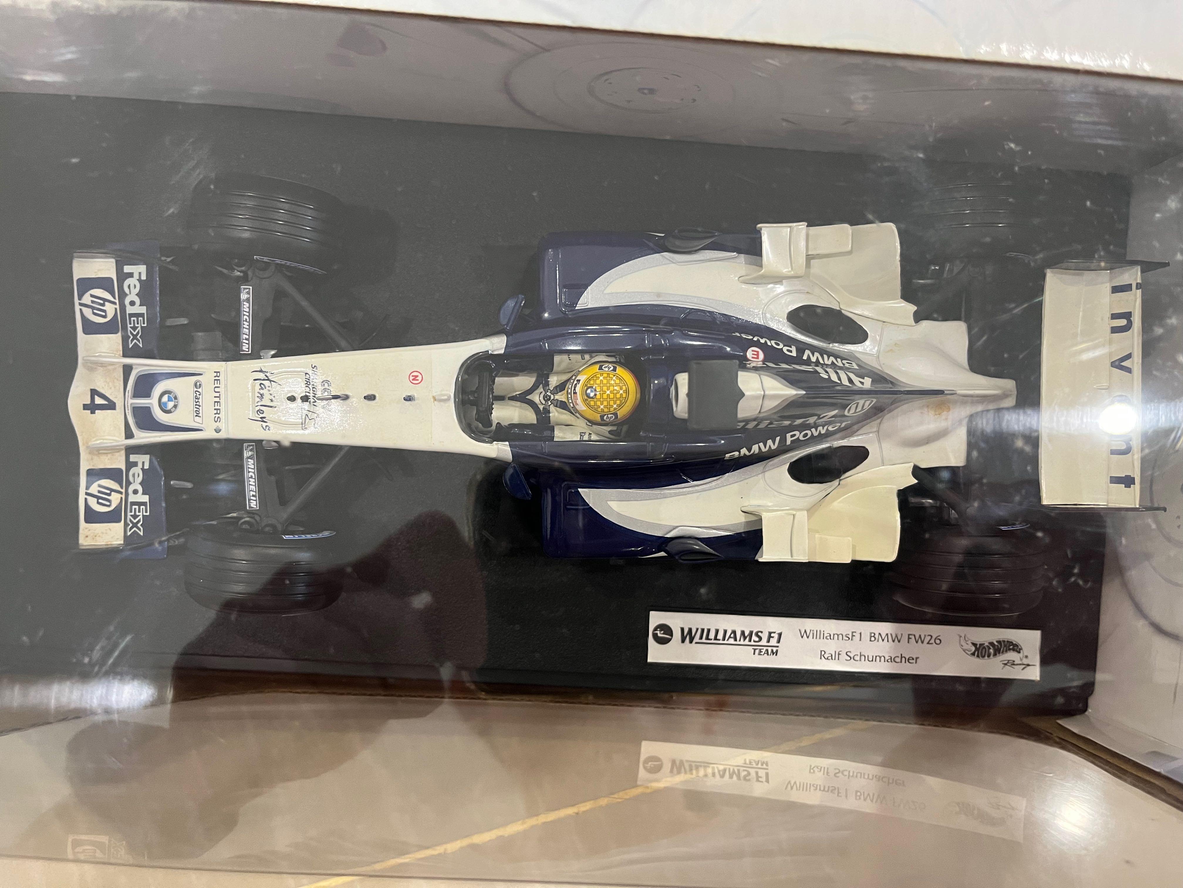 Hotwheels 1:18 Williams F1 BMW FW26 Ralf Schumacher, Hobbies