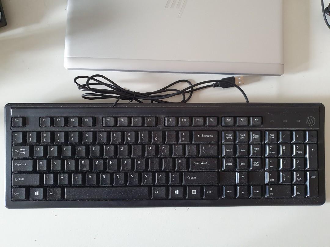 HP K100 Keyboard (Category: Computer Keyboard) located in Paranaque City. Submitted by krisfuentes (Listing ID 1178513876, Image 1). Description: Bought last March 2021 from Lazada.