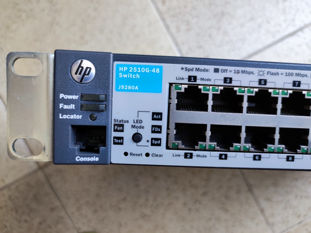 HP Procurve 2510-48G x 2 units (J9280A), 電腦＆科技, 商務用科技產品 - Carousell