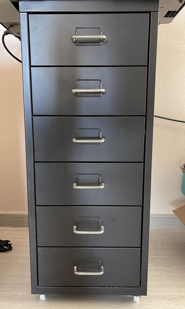 Ikea 2 feet tall metal drawer Furniture & Home Living, Furniture, Shelves,