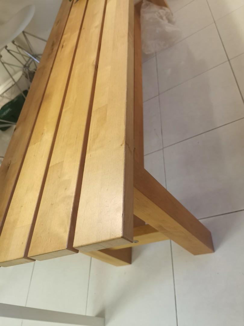 Ikea norden bench, Furniture & Home Living, Furniture, Chairs on Carousell