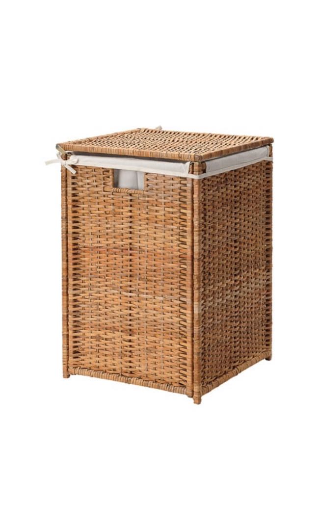 Ikea Branas Laundry Basket with Lining, Furniture & Home Living, Home Improvement & Organisation