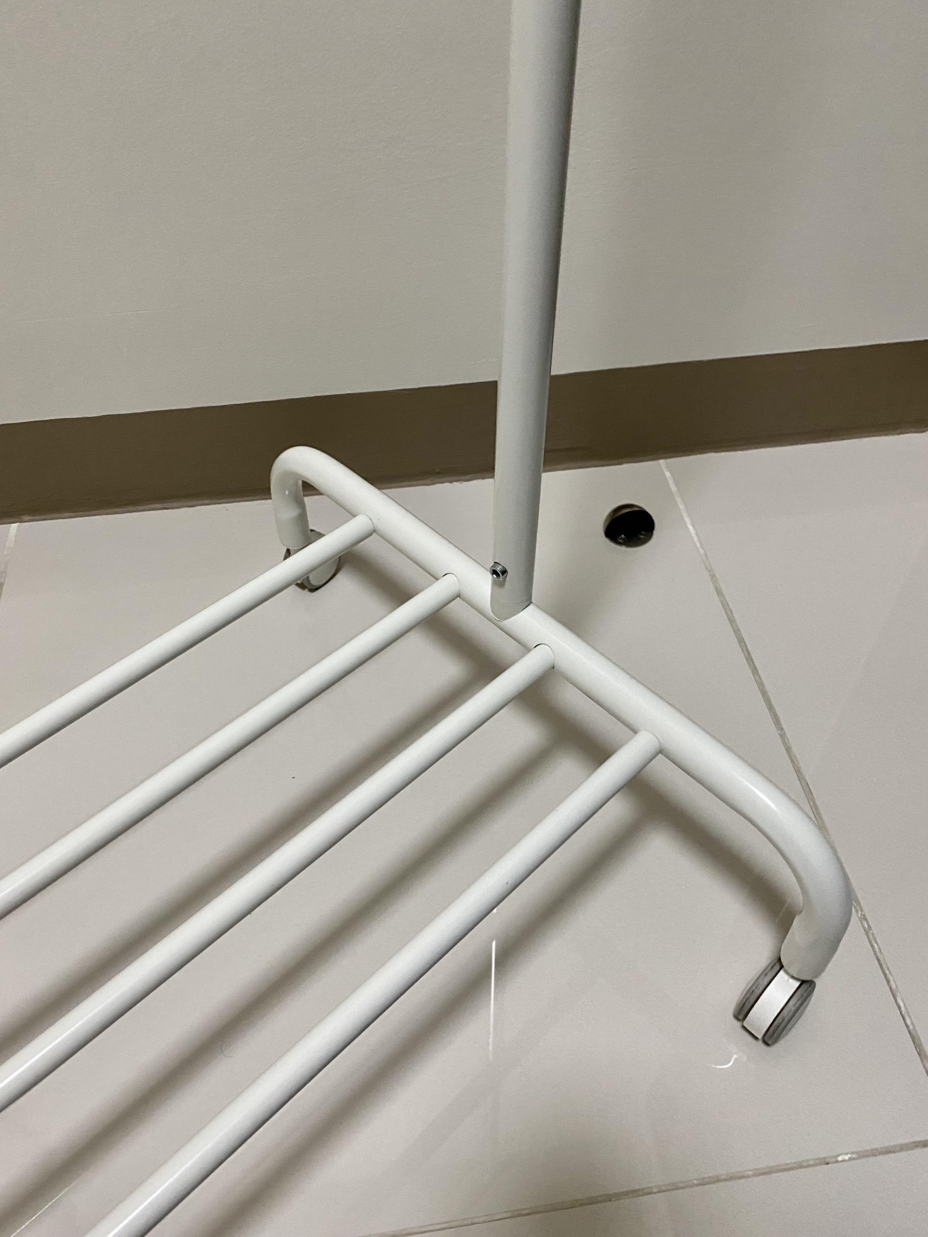 IKEA Clothes Rack (Rigga) White, Furniture & Home Living, Home