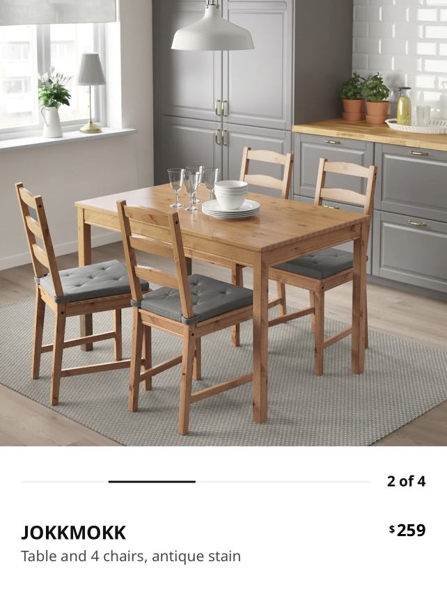 Ikea dining set, Furniture & Home Living, Kitchenware & Tableware, Other Kitchenware & Tableware