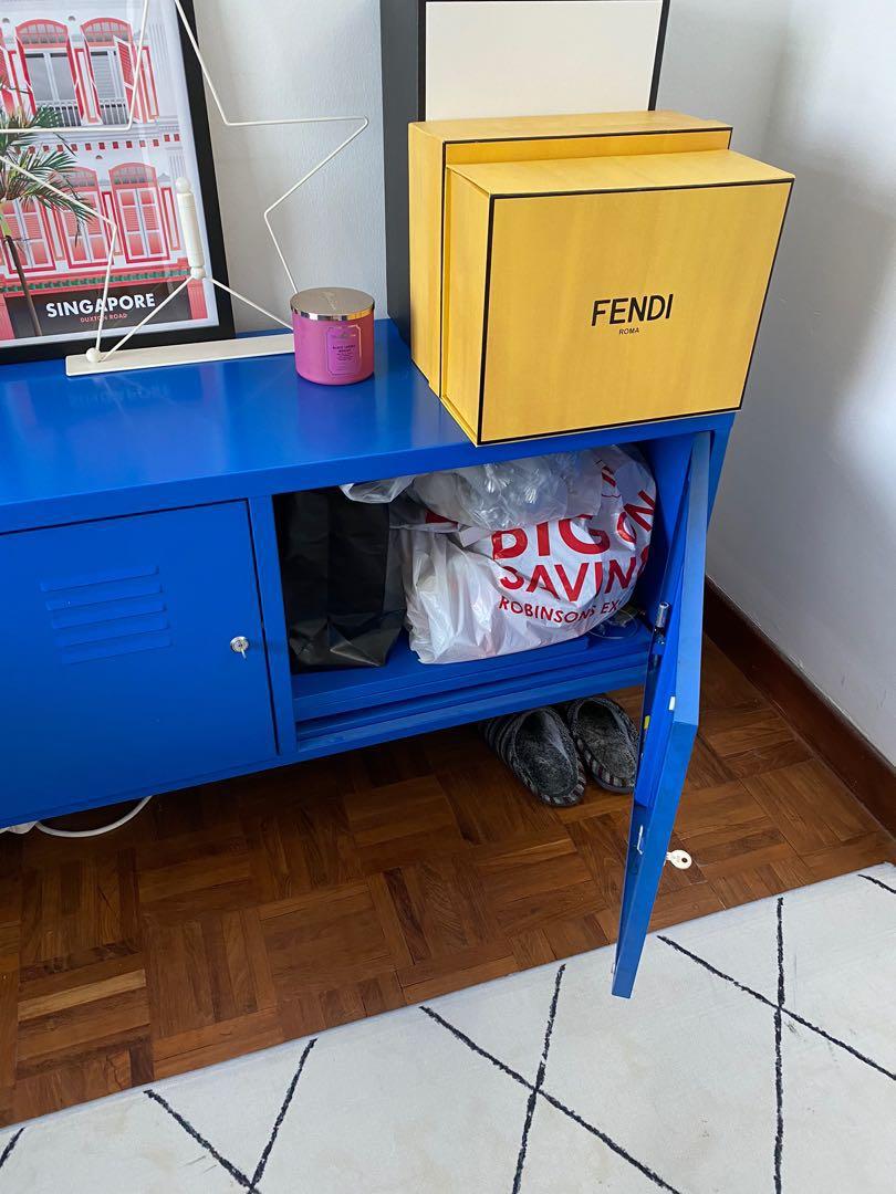 Ikea metal sideboard, Furniture & Home Living, Furniture, Shelves