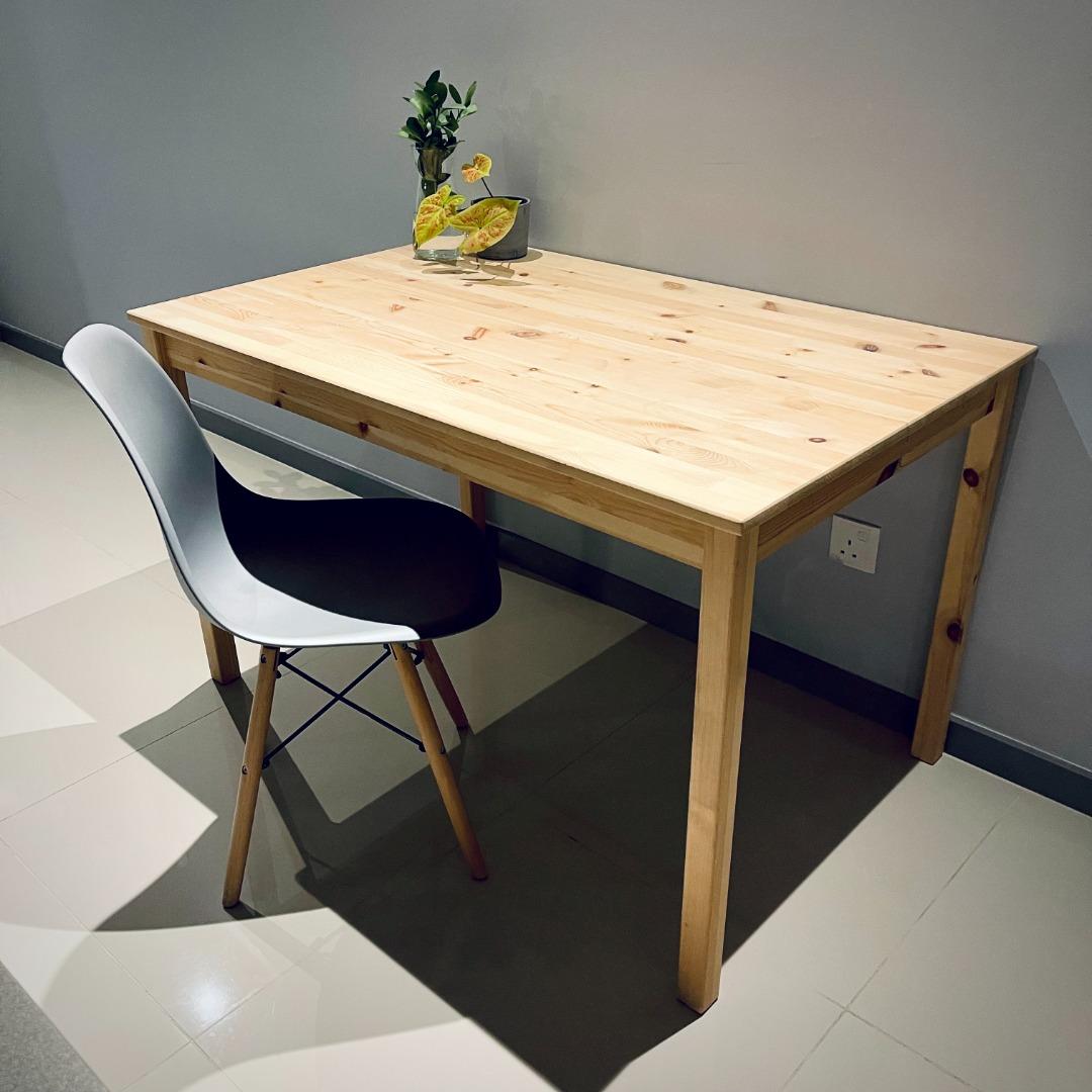Ikea solid sale pine table