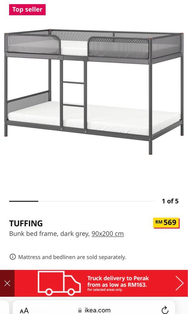IKEA Tuffing Double Bunk Bed, Babies & Kids, Baby Nursery & Kids
