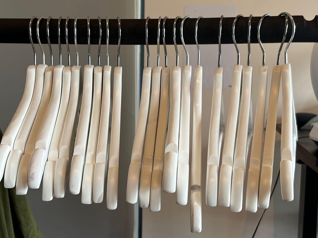 Ikea White Hangers 70 pc, Furniture & Home Living, Home Improvement