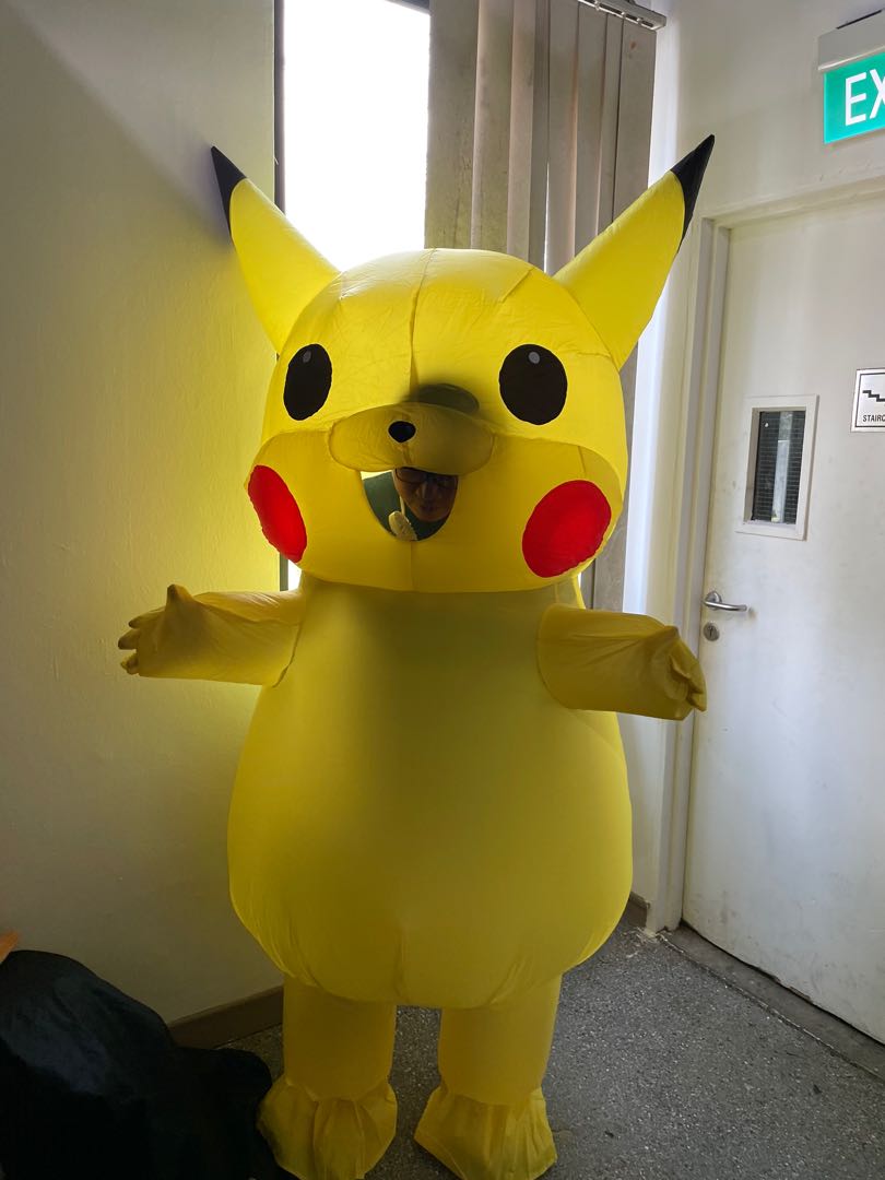 Inflatable pikachu outlet costume