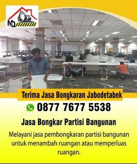 jasa bongkar partisi kantor