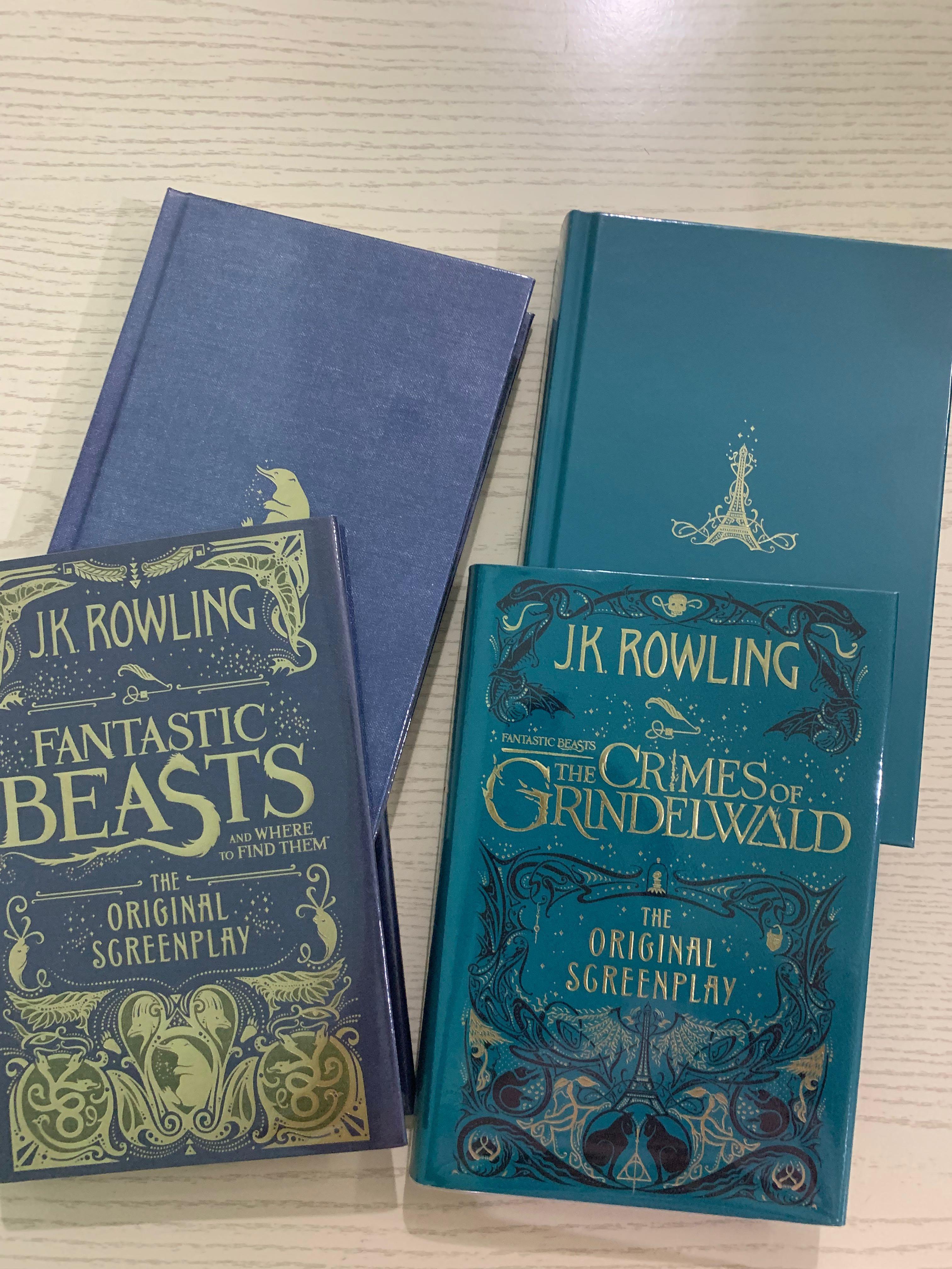 Harry Potter and the Cursed Child Parts One and Two, The Crimes of  Grindelwald, Fantastic Beasts and Where to Find Them by J.K. Rowling 3 Books  Collection Set: J.K. Rowling: 9789123962839: 