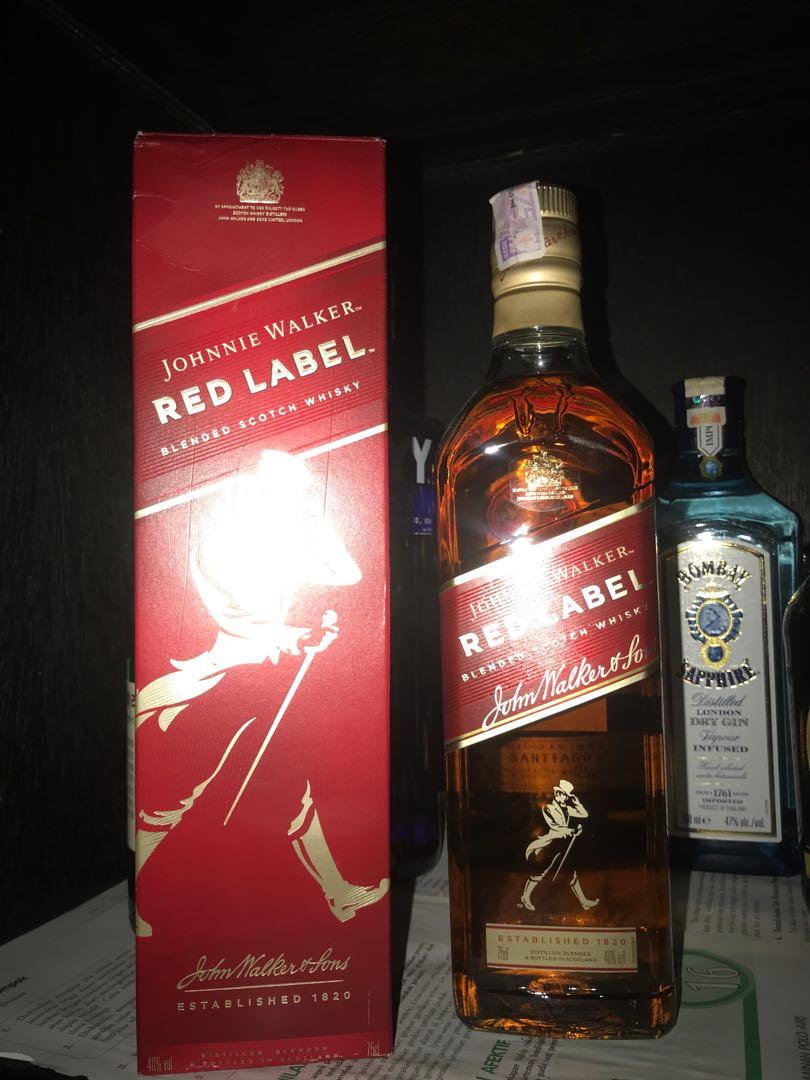 Johnnie Walker Red Label Whisky 750ml - JW Red Whiskey ...