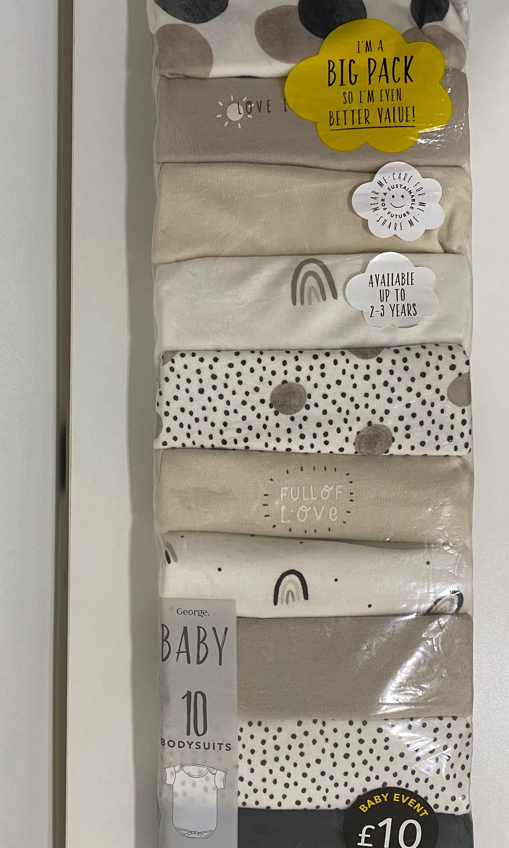 George sales baby bodysuits