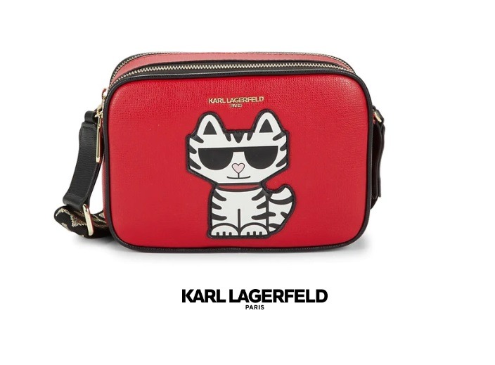 Karl Lagerfeld Maybelle Red Crossbody / Camera Bag (Lunar New Year ...